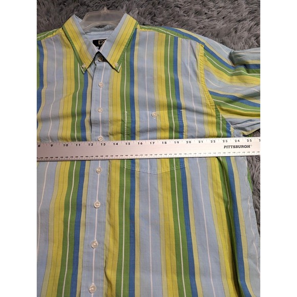 Cutter & Buck Button Down Shirt Mens Size XLT XLarge Tall Colorful Cotton Silk - Picture 3 of 9